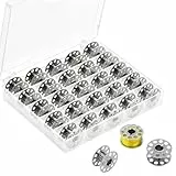 25 Stück Metall Spulen,Spulen Nähmaschine,Mit Spulenbox,Nähzubehör Für Nähmaschine,Unterfadenspule,Nähmaschinen,Für Nähmaschine Metall Unterfadenspule Nähmaschinen Zubehör Für Die Meisten Nähmaschinen