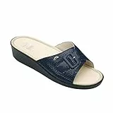 Scholl Größe 36 Navy Blue Memory Cushion Mango Damen Sandalen