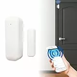 LED ATOMANT Türsensor und Fenstersensor WLAN mit Handy-Benachrichtigung, Intelligenter Türkontakt/Fensterkontakt, kompatibel mit Alexa und Google Home