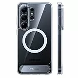 TORRAS Ostand L1 für Samsung Galaxy S26 Ultra Hülle für MagSafe mit unsichtbarem Ständer Militärschutz Magnetkraft Zertifiziert Stoßfest Hülle Samsung S26 Ultra Case Transparent