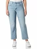 7 For All Mankind Damen The Modern Straight Jeans, Light Blue, 31 EU