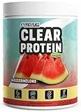 Clear Protein Vegan 360g WASSERMELONE, unglaublich leckerer & erfrischender Protein-Drink, vegane Clear Whey Protein/Iso Clear Alternative mit hochwertigem Erbsenproteinhydrolysat, 56% Protein
