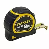 STANLEY Maßband Bandmass Tylon 1-30-657 (8 m, Tylon-Polymer Schutzschicht, verschiebbarer Endhaken, Kunststoffgehäuse)