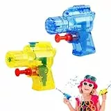 TISCH 2 Stück Wasserpistolen Plastik Wasserspritze Pistolen Wasserspiele Sommer Wasserkanonen Mitgebsel Kindergeburtstag (8 x 6,5 x 2,5 cm)