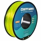 GIANTARM TPU Filament 1,75 mm für 3D-Drucker 1kg, Transparent Gelb