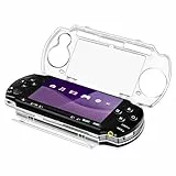 TNP Clear Hard Case für PSP 3000 & PSP 2000 - Snap-In Full Cover Schutzhülle Transparent Hard Case mit Klarem Display Kompatibel mit Sony PSP 3000 / PSP 2000 Series (Nicht kompatibel mit PSP 1000)