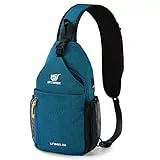 SKYSPER Schultertasche Brusttasche Leichte Sling Bag Klein Wasserfest Crossbody Umhängetasche zum Wandern Outdoor Sports Reise