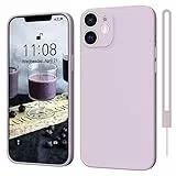 ORDA iPhone 11 Hülle Silikon Case, Hanyhülle iPhone 11 Ultra Dünn Slim mit Microfiber, Kratzfeste Rundumschutz , Schutzhülle , 6.1'' Lila