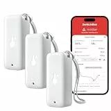 SwitchBot Thermometer Hygrometer Innen Außen, Bluetooth Außenthermometer Luftfeuchtigkeitsmesser, Präzise Thermo-Hygrometer mit APP, Datenspeicherung für Gewächshaus Weinkeller (3er-Pack)