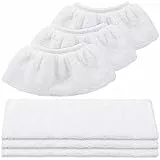 KEEPOW Mikrofasertuch Set kompatibel für Kärcher EasyFix SC 2, SC 3, SC 4, SC 5 Dampfreiniger (3x Bodendüse + 3x Handdüsen),für kärcher bezug dampfreiniger