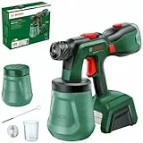Bosch Akku-Farbsprühsystem AdvancedSpray 18V-500 (für Dispersions-/Latexfarben, Lasuren und Lacke; 3 m²/min; 2x 1200-ml-Becher; 18V-System; ohne Akku)