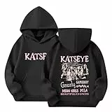 BOSSETY K-Katseye Hoodie für Unisex Kinder Fan Support Merch Pullover mit Druck Y2K Streetwear Mode Koreanischer Stil für Fans Langarm Sweatshirt Lässige Oberteile für Jungen Mädchen 2-14 Jahre