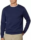 Hackett London Herren Double Knit Crew Sweatshirt, Blue (Navy), S