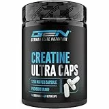Creatine Ultra Caps - 420 Kapseln mit je 1250 mg reinem Creatin Monohydrat - Premium: Ultrafein + Mesh-Faktor von 200 - Hochdosiert