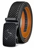 KEMISANT Gürtel Herren, Ratsche Gürtel Automatikschließe Ledergürtel für Herren Business Anzug,Breit 35mm Gürtel,Größe Angepasst(Schwarz-115cm/32-38' taille verstellbar)