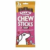 Lily's Kitchen Mit natürlichen Zutaten hergestellt Kausticks mit Rind Hundeleckerli 10 x 120 g