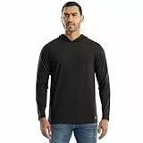 Wrangler Herren Long Sleeve Sun Protection Hoodie Kapuzenpullover, Schwarz, X-Large