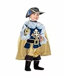 Ciao Baby Musketeer Kostüm Verkleidung Junge (Größe 3-4 Jahre)