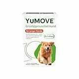 YuMOVE Grünlippmuschel Hund - 60 Tabletten - Gelenktabletten Hund Für Junge aktive Hunde bis 5 Jahre - Beweglichkeit und Agilität - Mit Omega-3, Chondroitin, Glucosamin und Hyaluronsäure