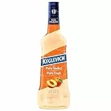 KinkyDrinks | Keglevich | Wodka Pfirsich | Vodka PESCA | mit echtem Fruchtsaft | ohne künstlichen Farbstoffen | Mischgetränk mit 18% Vol., | 0,7l