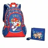 Paw Patrol Rucksack und Brustbeutel im Set für Kindergarten und Kita Kinderrucksack Fabrizio, 3-6 Jahre (Blau 6)