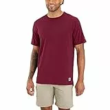 Carhartt Carhartt Lwd Kurzarm-T-Shirt mit lockerer Passform für Herren Rot L
