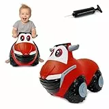 JAMARA 466000 Massey Ferguson Hüpftraktor HoppyDoo - Spielzeug für Kinder, Hüpfspielzeug Baby Indoor/Outdoor, Geschenk für Kids, Gartenspielzeug, Pflegeleicht, BPA frei, mit Pumpe