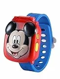 VTech Mickys Lernuhr – Kinderuhr mit digitaler Anzeige, Stoppuhr, Wecker und Lernspielen – Für Kinder von 3-6 Jahren