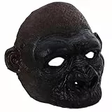 STOBOK Monkey Mask FüR Halloween, Realistische Affenmaske Aus PU, Schaum Affen Vollgesichtsmaske FüR Fasching Karneval Cosplay Und Tanzshows FüR Halloween Erwachsene Und Teenager
