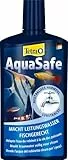 Tetra AquaSafe - Qualitäts-Wasseraufbereiter für Fischgerechtes und Naturnahes Aquariumwasser, Neutralisiert Fischschädliche Stoffe im Leitungswasser, 500 ml Flasche