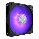 Cooler Master SickleFlow 120 V2 - RGB Gehäuselüfter, RGB-Lüfter mit durchscheinenden Luftstromblättern, 62 CFM, 2,5 mmH2O, 8 bis 27 dBA