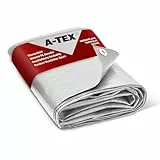 A-TEX® Abdeckplane 140g/m² (Weiß, 2 x 3 m) | Verschiedene Stärken, Größen und Farben wählbar | Plane mit Ösen | Gewebeplane Gartenplane Zelt Holzplane | wasserdicht | reißfest | UV-stabilisiert