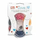 Prym, 8mm, in 6 Farben Druckknöpfe Jersey, Love, 9mm, Plastic, 9 mm