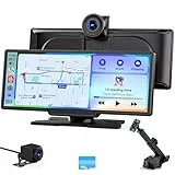 Avylet 9,26' CarPlay Display für Apple CarPlay & Android Auto, 60Hz Carpla mit 4K Dashcam und IP67 Rückfahrkamera, 64GB Karte, OTA-Updates, GPS Navigation, Bluetooth 5.0, Mirror Link, FM/AUX