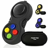PILPOC Fidget Pad - Fidget Controller Spielzeug für Stark Erhöhten Fokus, Reduziert Stress, Angst, ADHS Clicker, Clicker und Fernbedienung Spielzeug für Kinder