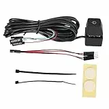 ciciglow Netzteil-Steueradapterkabel, Desktop-Computer-Netzschalter, Netzteil-Steueradapterkabel, Blauer Schalter, Hintergrundbeleuchteter Externer PC-Netzschalter (Blaues Licht 4m)