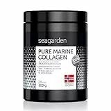 Seagarden Marine Collagen Pulver - Reines Typ 1 Kollagen aus wildem Kabeljau-Proteinpeptide für Haut, Haare, Muskeln & Knochen - 300 g (60 Portionen)