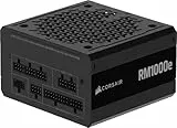CORSAIR RM1000e (2025) Modulares, geräuscharmes ATX-Netzteil mit 12V-2x6-Kabel - ATX 3.1- und PCIe 5.1-kompatibel, Cybenetics Gold-Effizienz, 105°C-Kondensatoren, moderner Standby-Modus - Schwarz