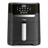 Tefal Easy Fry & Grill Precision Heißluftfritteuse 4,2 L – 2-in-1 Airfryer mit Grillplatte & Dörrfunktion, 8 Programme, 80–200 °C, Extra-Crisp-Technologie, fettarm frittieren, digital, XL EY5058
