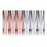 KarneLux Luftschlangen 'Roségold/Silber Metallic' - Partydekoration für Geburtstage, Hochzeiten und Silvester - 6er Pack