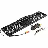 Nummernschildrahmen Rückfahrkamera, Rückfahrkamera Nummernschild, Kunststoff Rückfahrkamera Kennzeichen Kennzeichenhalter Mit Kamera zum Einparken und Rückwärtsfahren