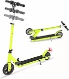 Elektroroller für Kinder 3 Einstellbare Hohe LED-Anzeige 6/12/18 km/h,18KM Reichweite Höhenverstellbar, Faltbar, E-Scooter für 6-16 Jahr für Jungen und Mädchen