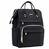 LOVEVOOK Rucksack Damen, Wasserdicht Laptop rucksack 15,6 Zoll Groß Backpack Schulrucksack Tasche Mädchen Teenager Ladeanschluss, Rucksäcke Daypacks für Schule Arbeit Uni Business Büro