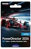 CyberLink PowerDirector 2026 Ultra - Benutzerfreundliches Videobearbeitungsprogramm für PC - Greenscreen und tausenden Effekten -Fotoshow - Heimstudio - Dauerlizenz für Windows (ProduktKeyCard) #PKC