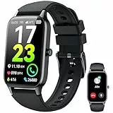 Soudorv Smartwatch für Herren und Damen (Anrufe annehmen/tätigen), 4 cm (1,57 Zoll) HD-Fitnessuhr mit Herzfrequenz/Schlafmonitor/Schrittzähler/Kalorien, 110+ Sport-Fitness-Tracker, IP68 wasserdicht