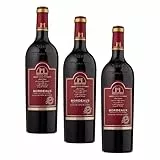 Raymond Huet - Bordeaux AOC in Eichenfässern gereift, Rotwein aus Bordeaux (1 x 0,75L) (Packung mit 3)