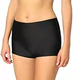 Bellivalini Damen Badeshorts Bikinihose Bademode Badehose Bikini Unterteil Schwimmshorts BLVLeila (Schwarz, L)