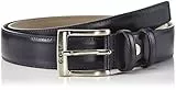 G.O.L. Herren Ledergürtel Gürtel, Blau (Marine 1), 90