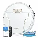 Laresar Saugroboter mit Wischfunktion, 4000Pa Staubsauger Roboter 150 Mins Max, saugroboter Evol 3s ideal für Hartböden Tierhaare Teppiche, Roboterstaubsauger 3 in 1, App, WLAN