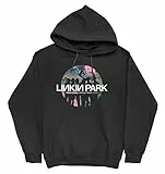 Linkin Park Unisex Official Merchandise from Zero Silhouettes Tour Hoodie Kapuzenpullover, Schwarz, Medium